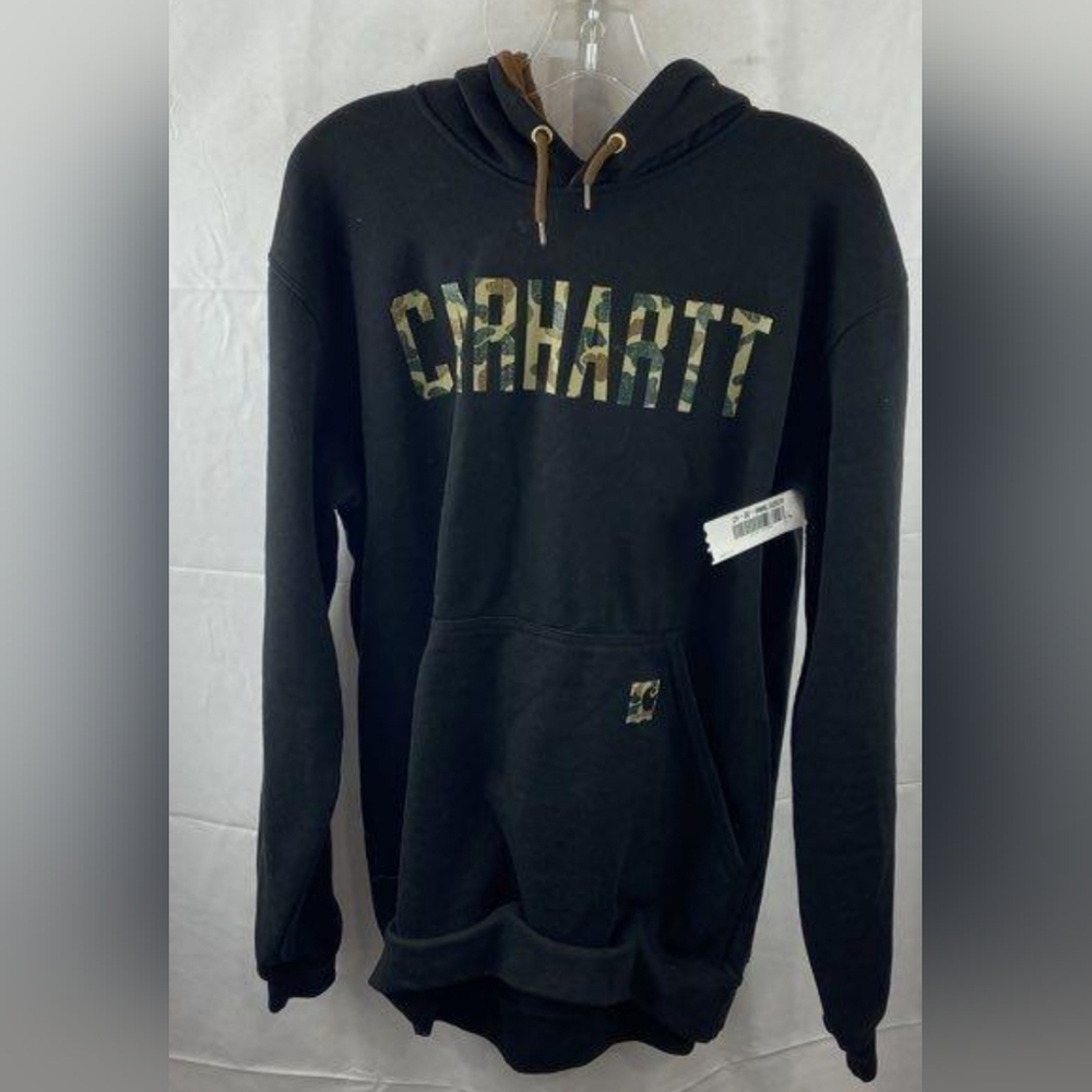 Carhartt Midweight Camo Logo Graphic Sweatshirt Size M Like New MSRP $59.99 - Picture 3 of 6